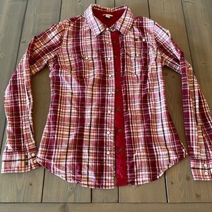 Guess jeans plaid button-up top - Medium but fits like a Small